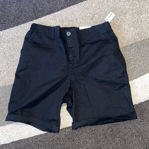 NWT Old Navy Black OG Chino Shorts for Women 7-inch inseam Sz L